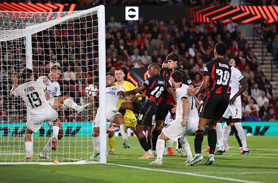 AFC Bournemouth  vs Sturm Graz (02:00 – 16/10) | Xem lại trận đấu